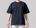Geborduurde LIJNTEKENING op een oversized t-shirt unisex