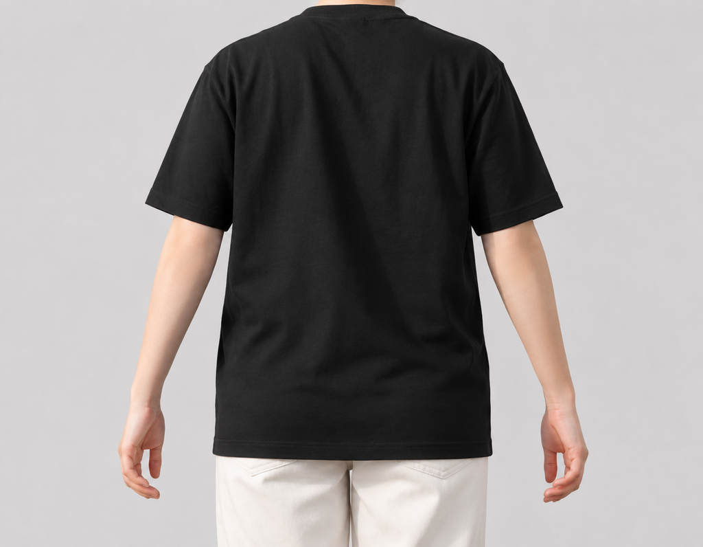 Geborduurde TEKST op normale t-shirt unisex