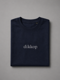 Oversized T-shirt met geborduurde tekst
